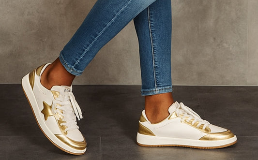 Gold Star Sneakers