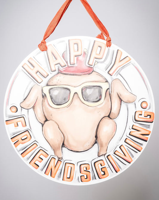 Happy Friendsgiving Door Hanger