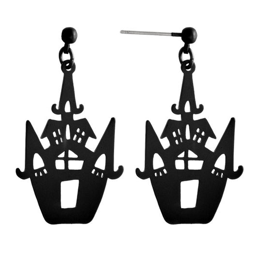 Haunted House Earrings