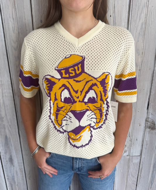 Lsu Sailor Mike Loose Knit