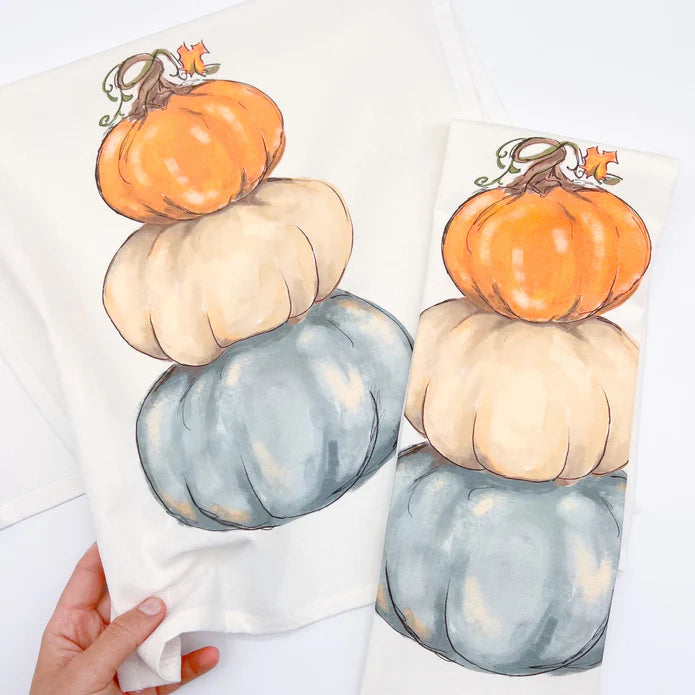 Pumpkin Stack Towel - The Season Boutique