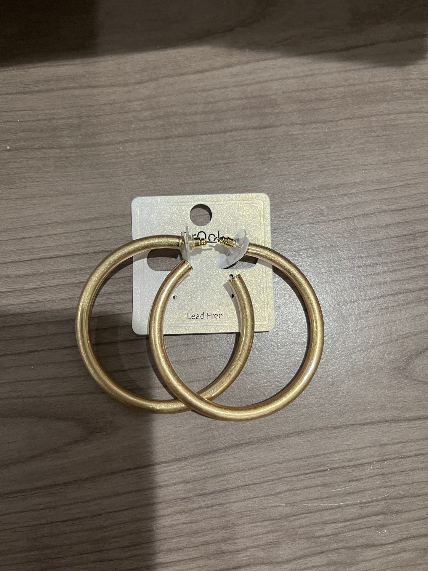 Shiny Gold Hoops