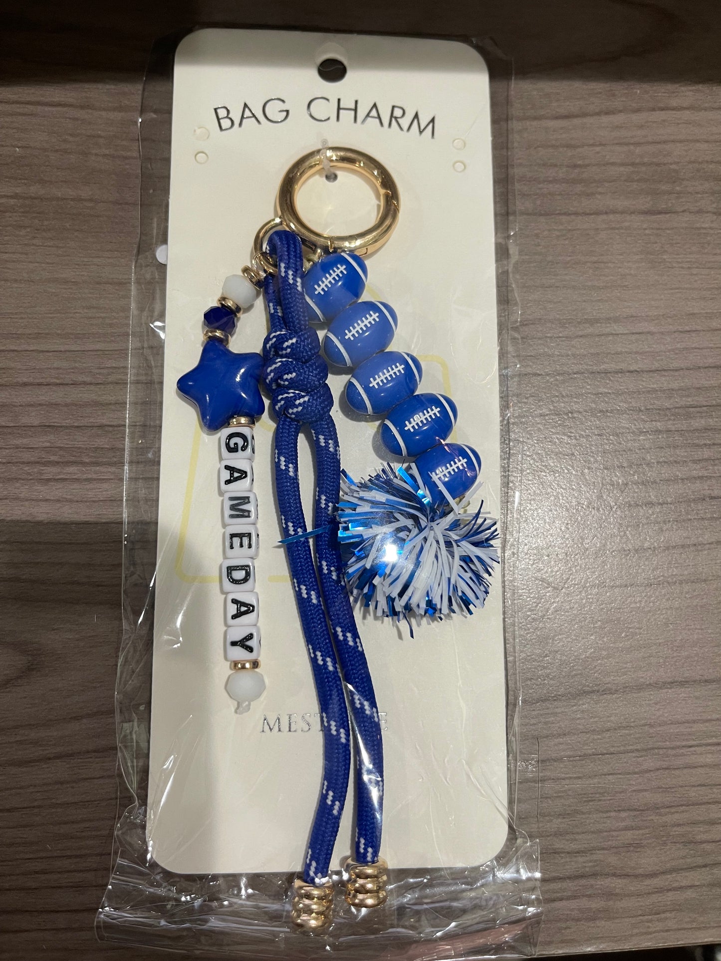 GAMEDAY BAG CHARM!