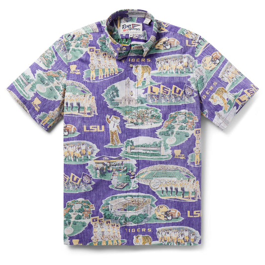 LSU SCENIC BUTTON DOWN