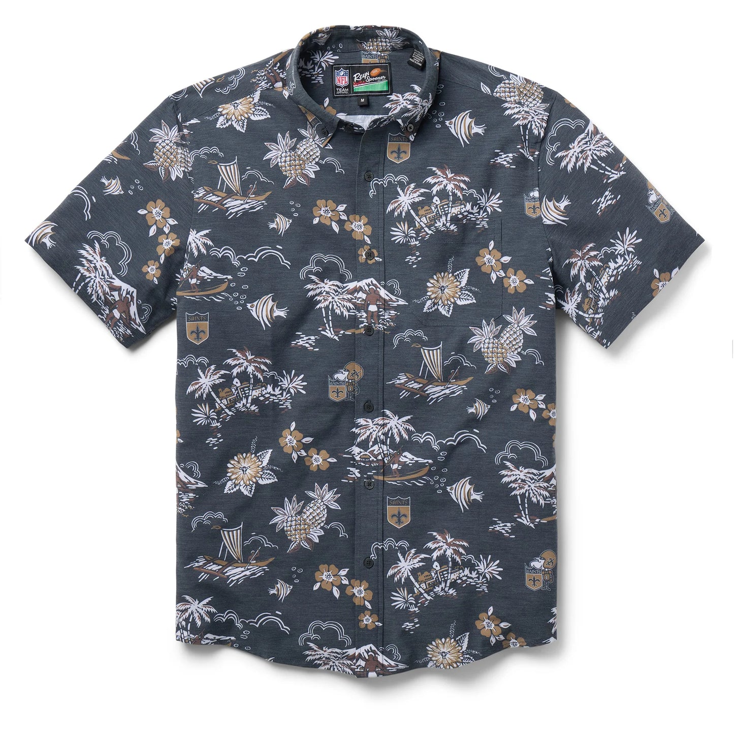 New Orleans Saints Throwback Button Down