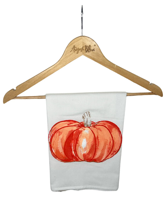 The Orange Pumpkin Tea Towel - The Season Boutique