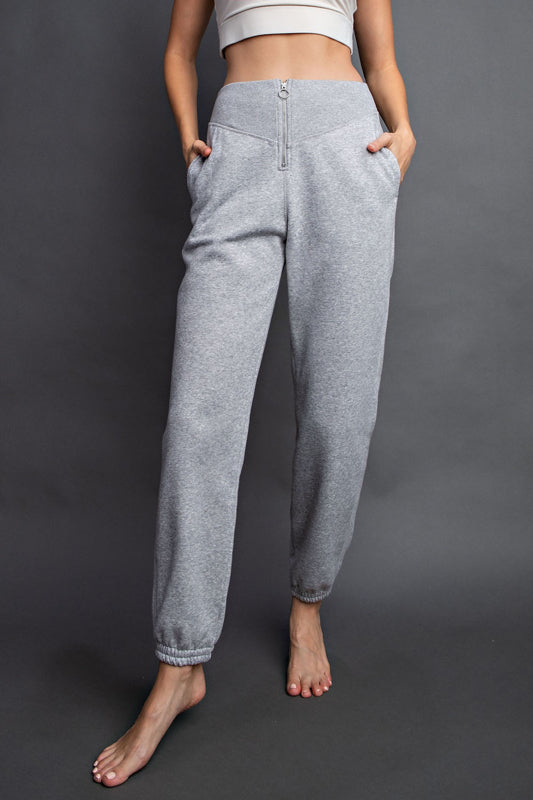 ZIP UP SWEATPANTS