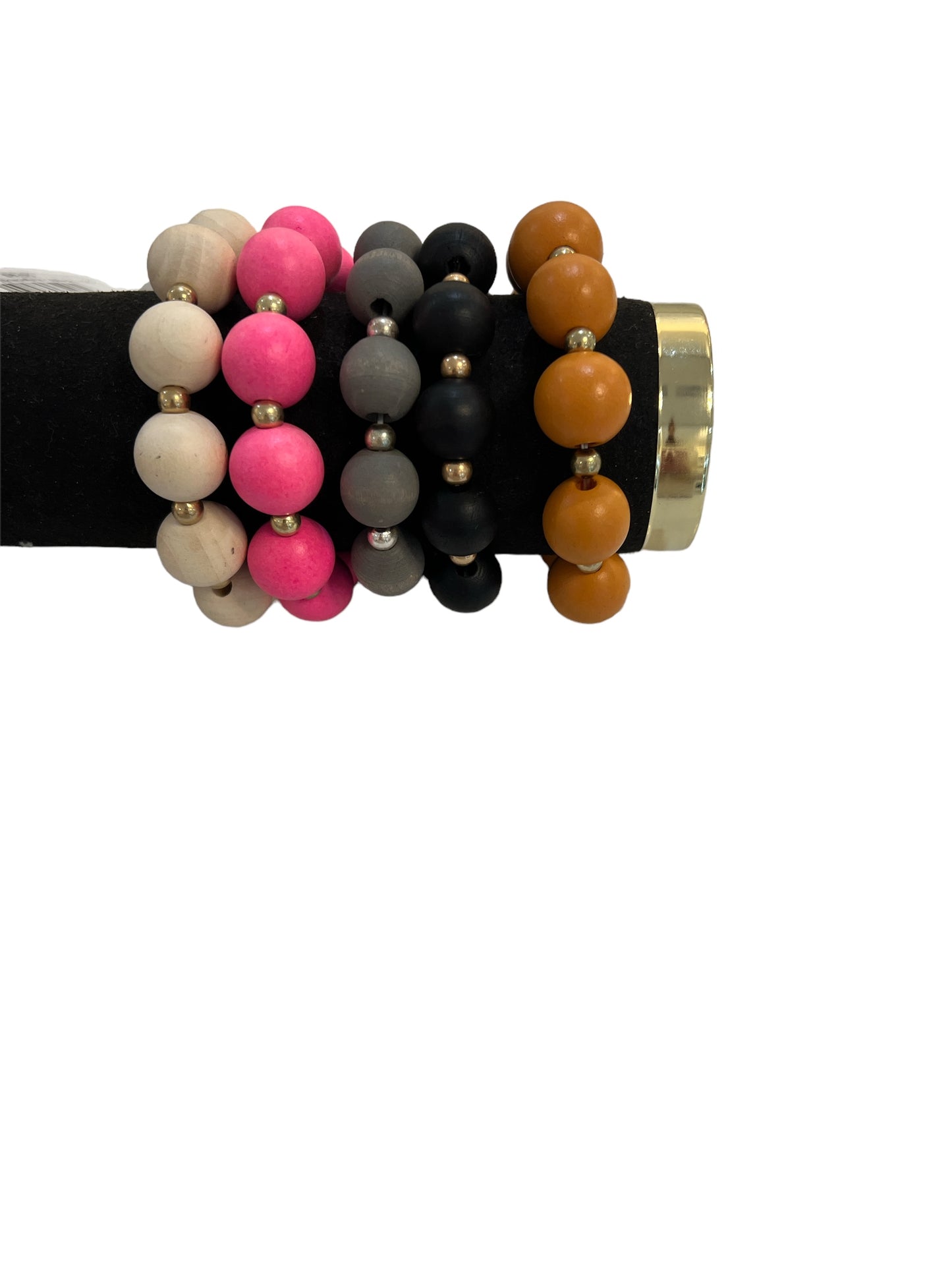 Beaded Wooden Bracelets