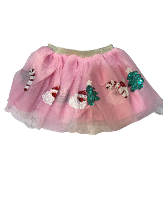 Pink Christmas Sequin Tutu