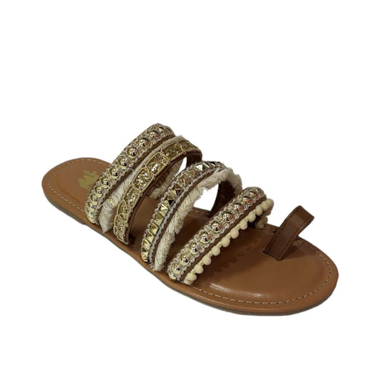 Sandals BOHO CAMEL - CHAMPAGNE