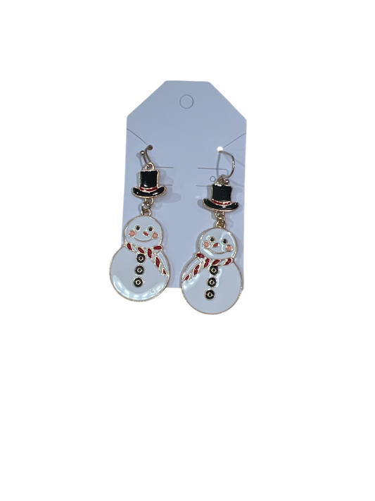 Snowman Earrings