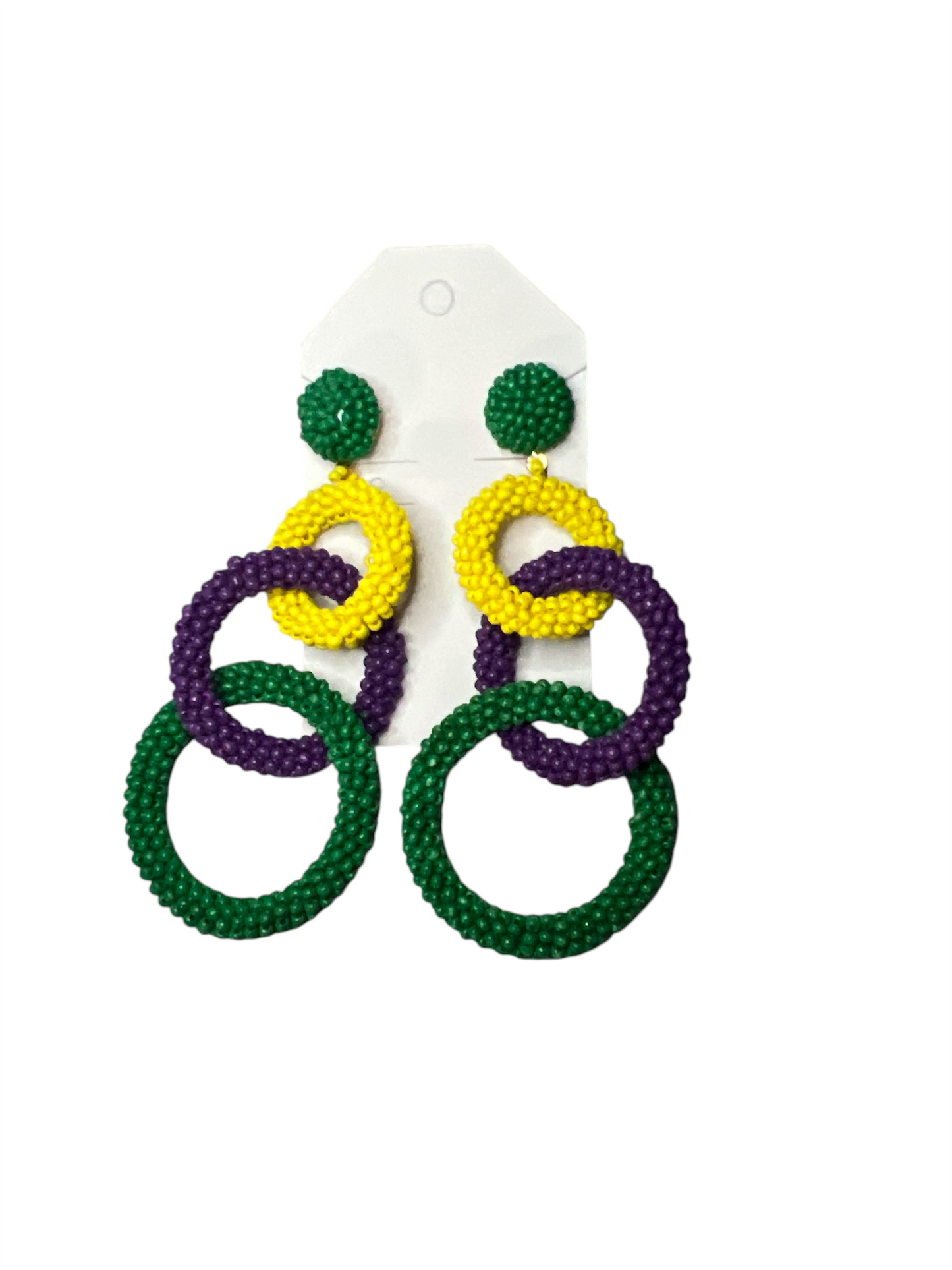 Mardi Gras Earrings