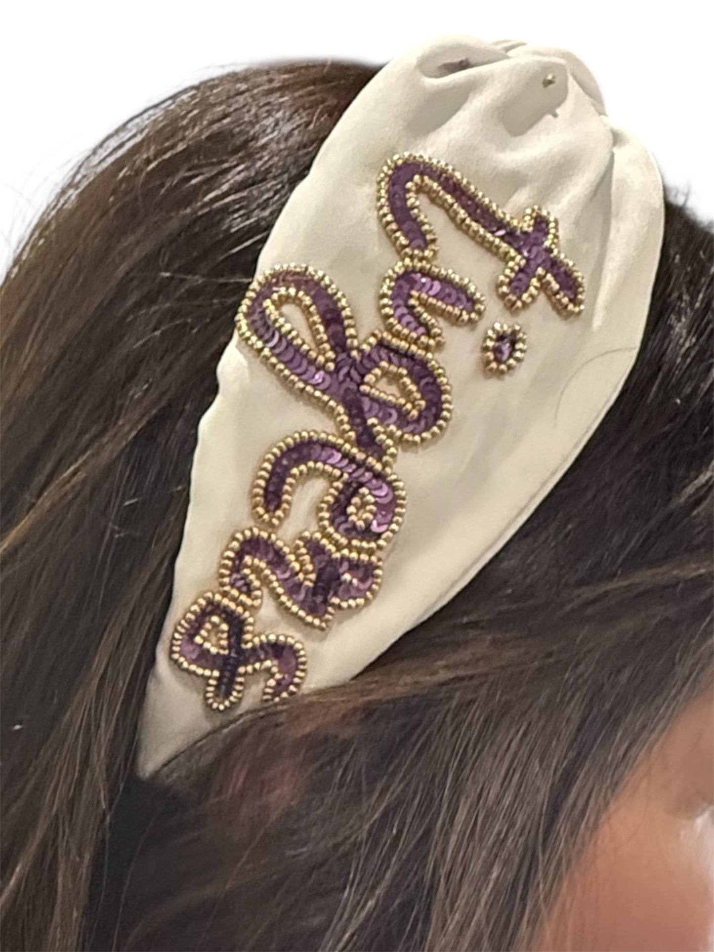 TIGERS Beaded Headband