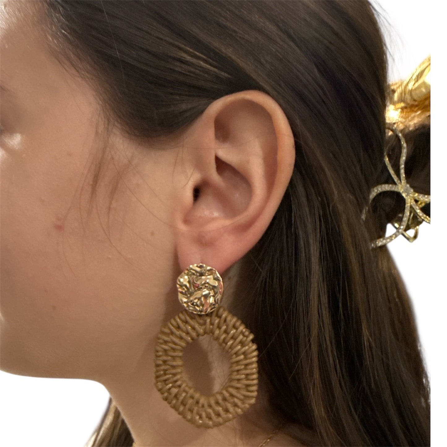 Geometric Teardrop Earrings