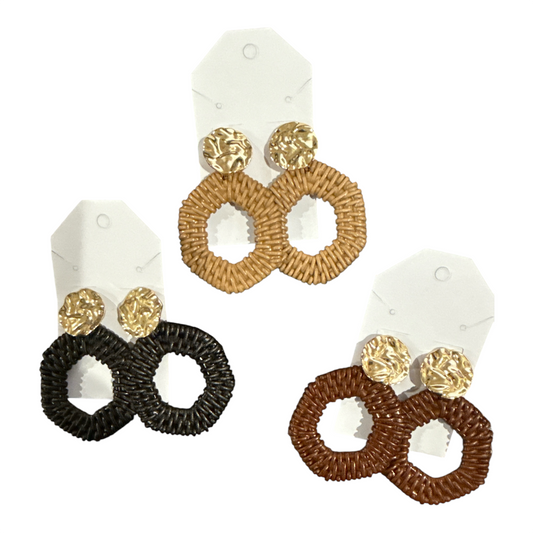 Geometric Teardrop Earrings