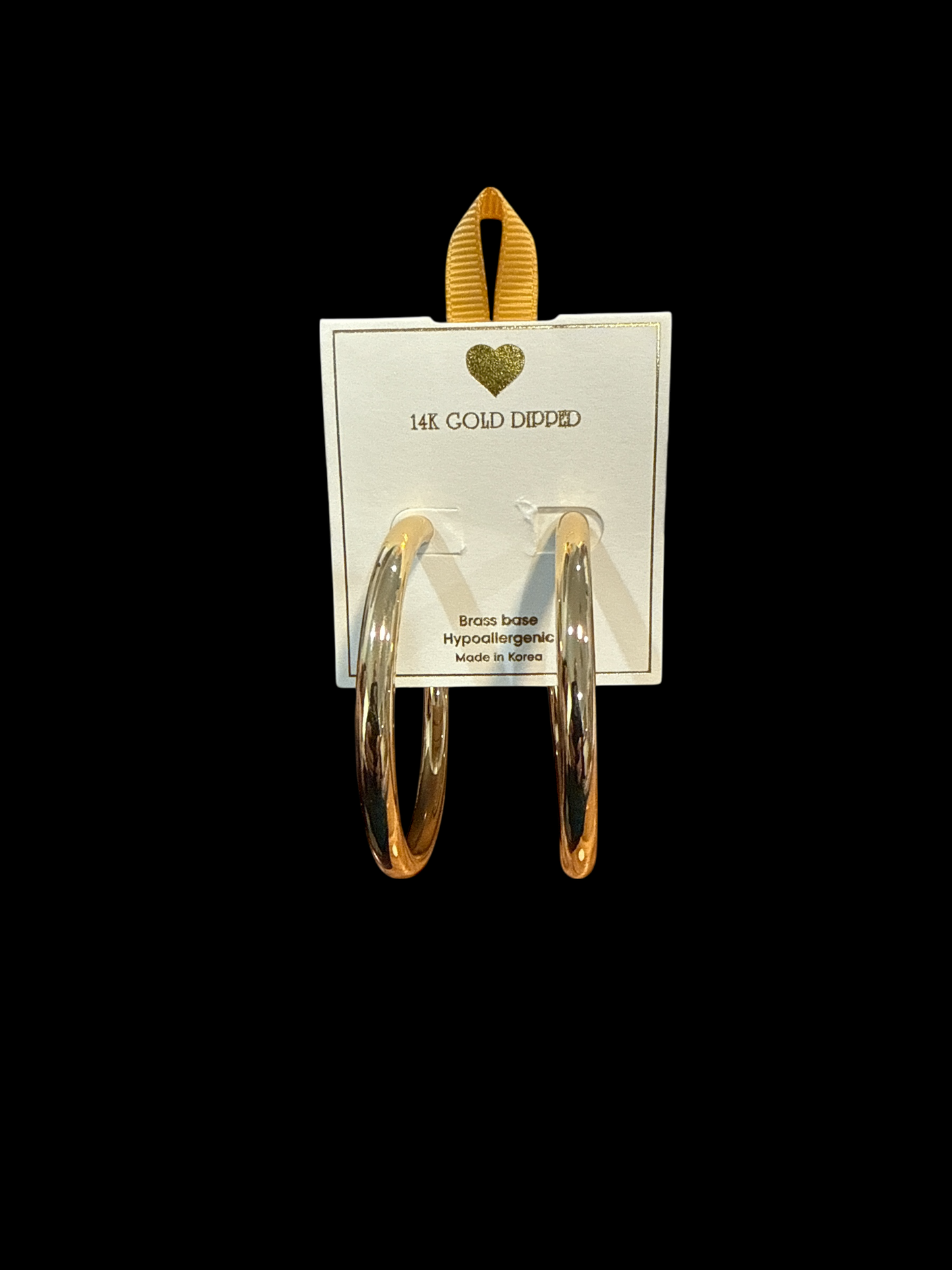 14KGold Dipped Hoops