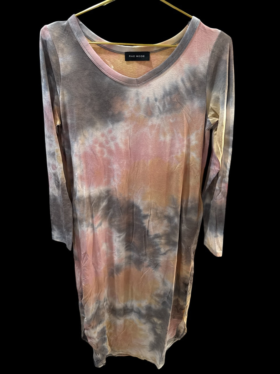 TIE DYE PRINT Long Dress - The Season Boutique