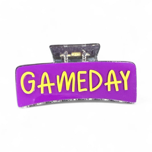 Purple Gold GameDay Claw