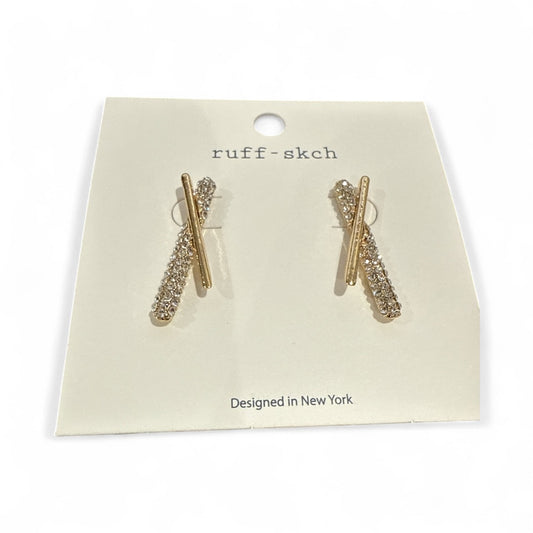 Gold Luxe Bar Earrings