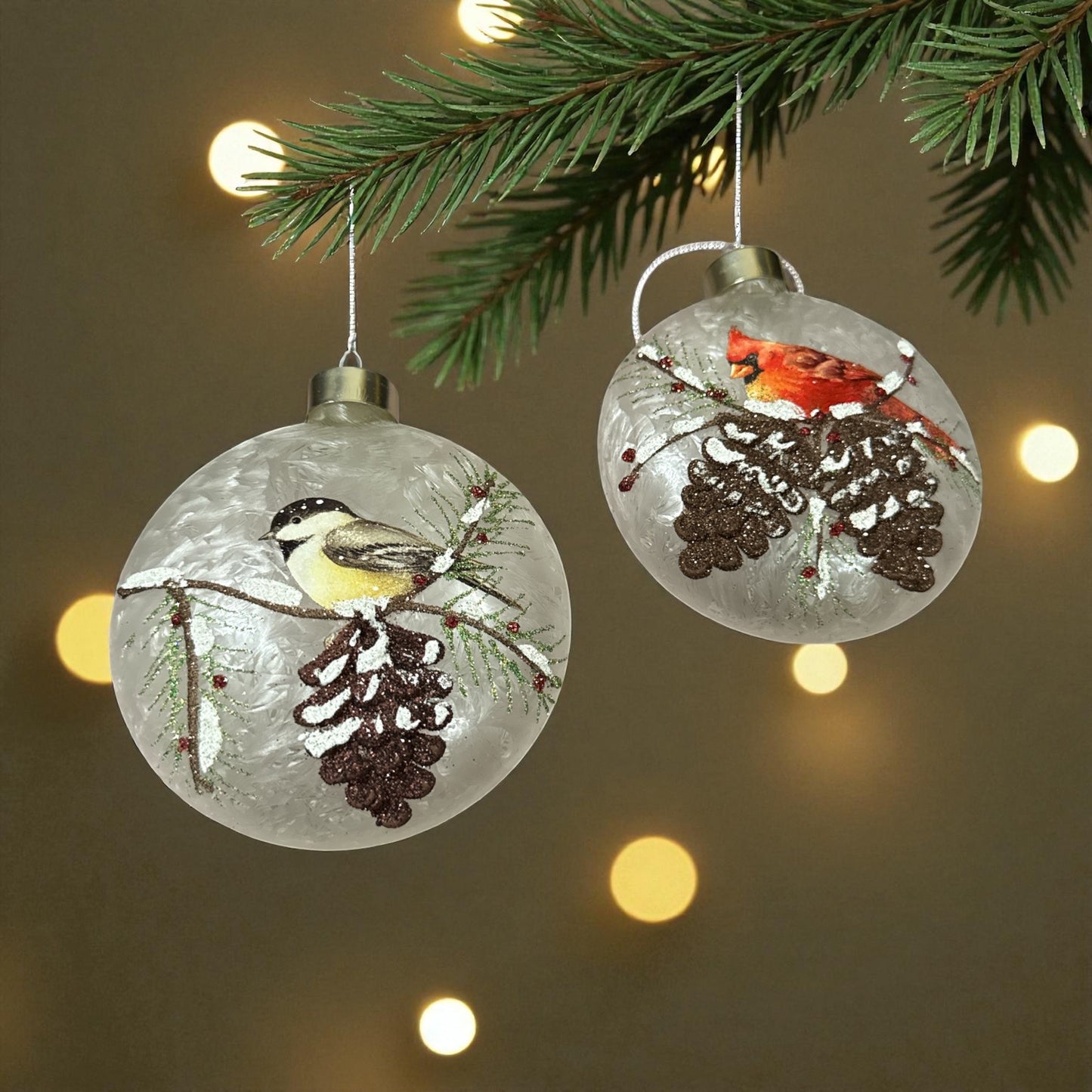 Small Cardinal Ornaments