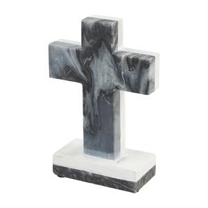 Gray Marble Wood Crosses