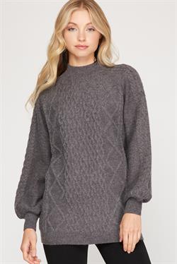 BALLOON SLEEVE SWEATER