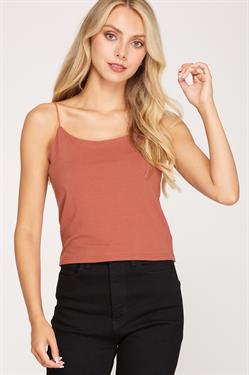 RIB KNIT CAMI