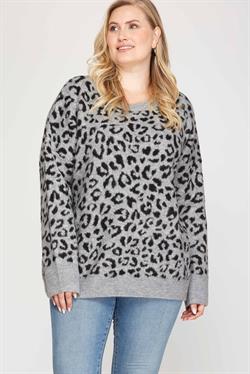 LEOPARD SWEATER