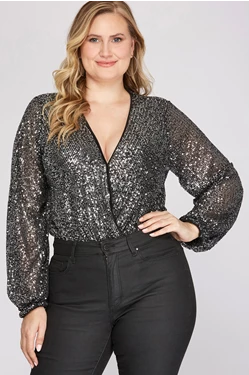 SEQUIN BODYSUIT