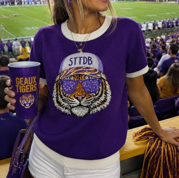 Sequin Tiger STTDB Sweater
