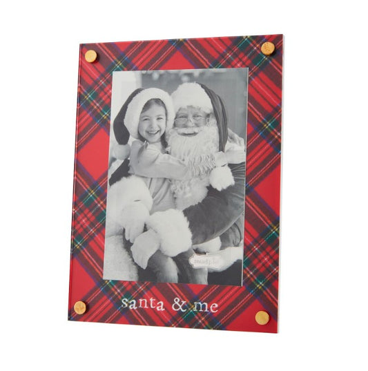 Tartan Santa And Me Frame