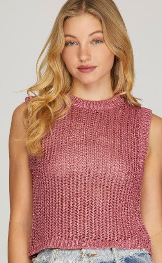 Pink SWEATER TOP