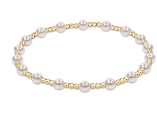 Classic Sincerity Pattern 4mm Pearl - The Season Boutique