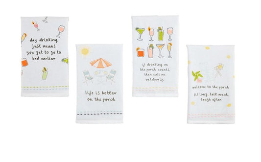 Porch Drinking Towels - The Season Boutique
