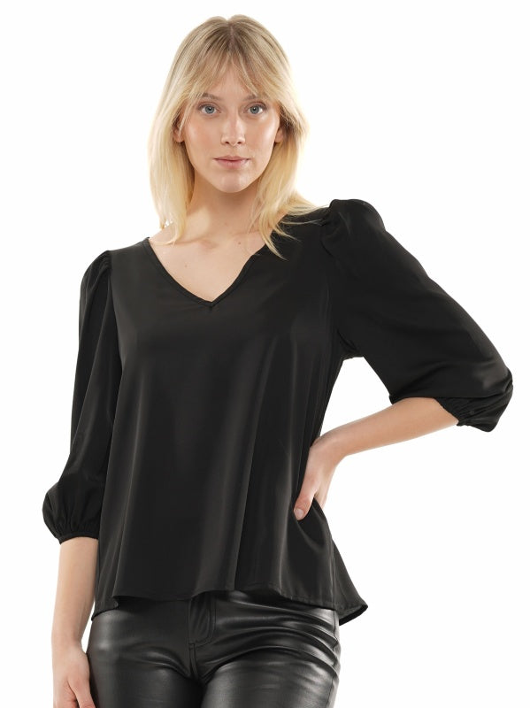 Bubble Sleeve Top