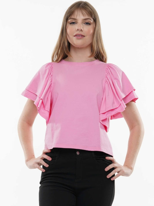 Bat Winged Sleeve Top