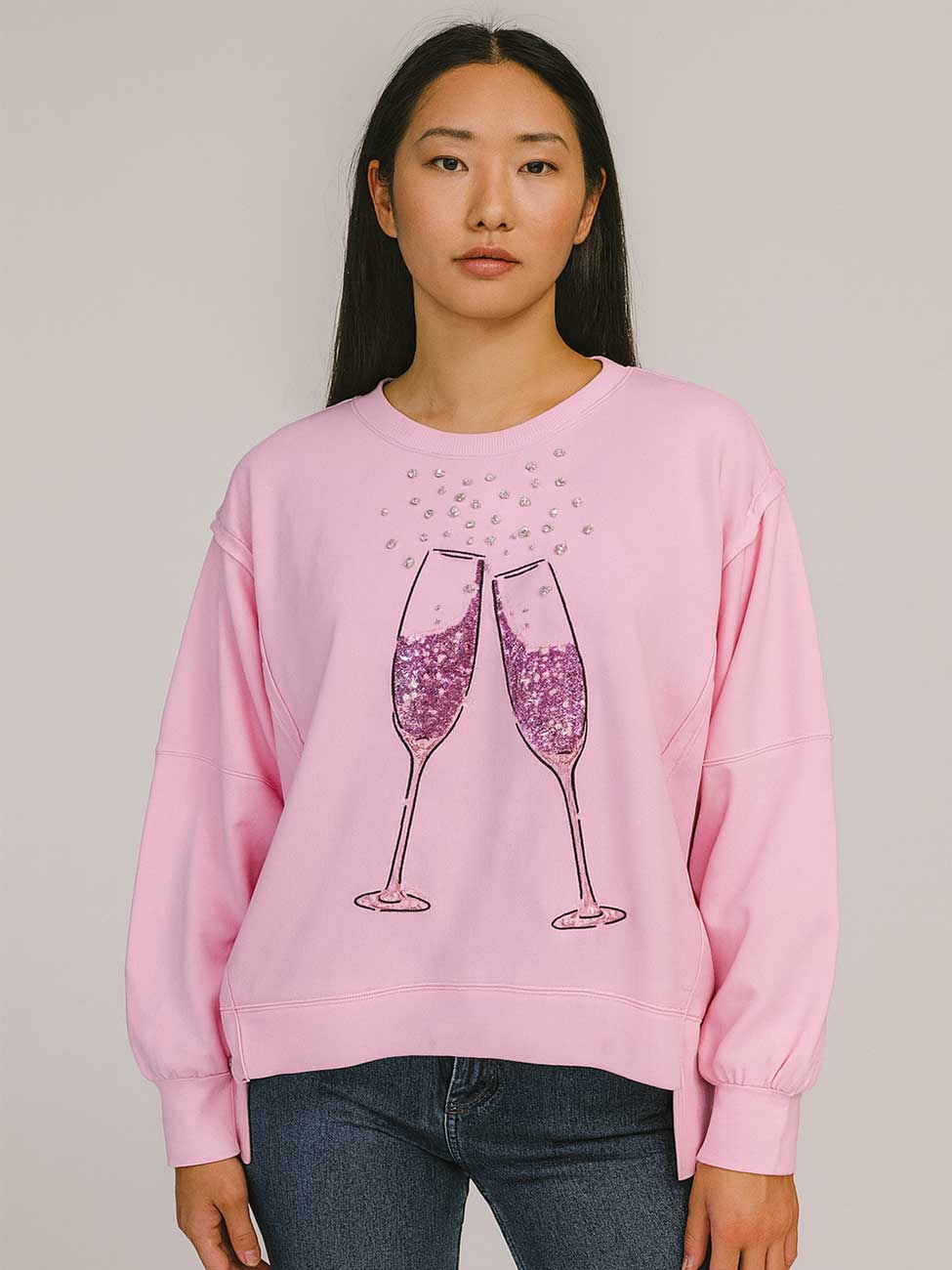 Champagne Glasses Long Sleeve