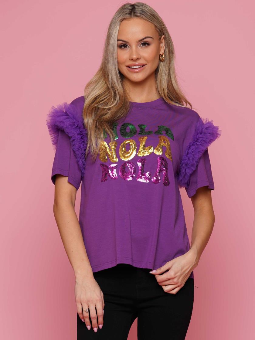 NOLA NOLA NOLA Purple Shirt