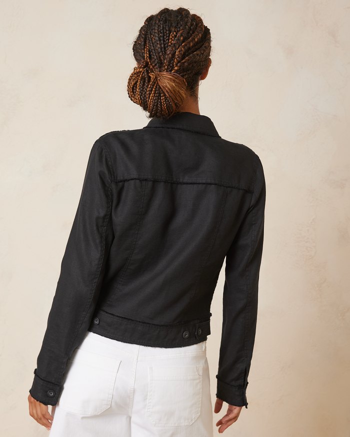 Black Linen Jacket