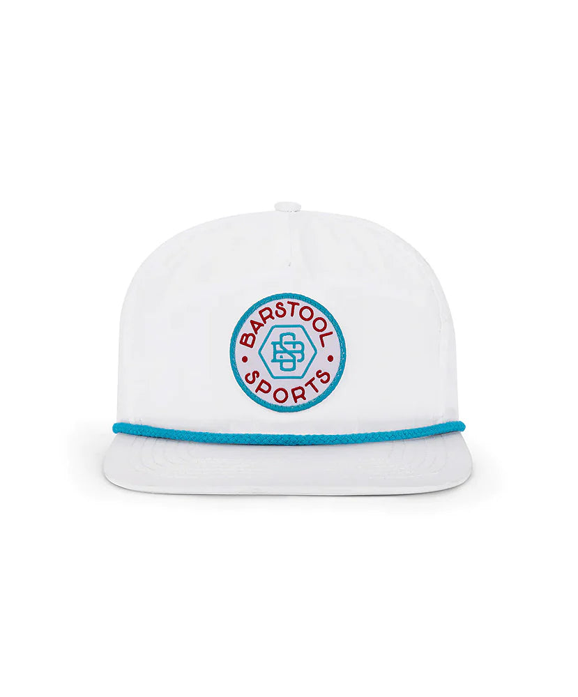 Barstool Sports - Retro Nylon Rope Hat White