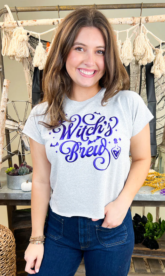 Witch's Brew Halloween Edgy Graphic Shirt