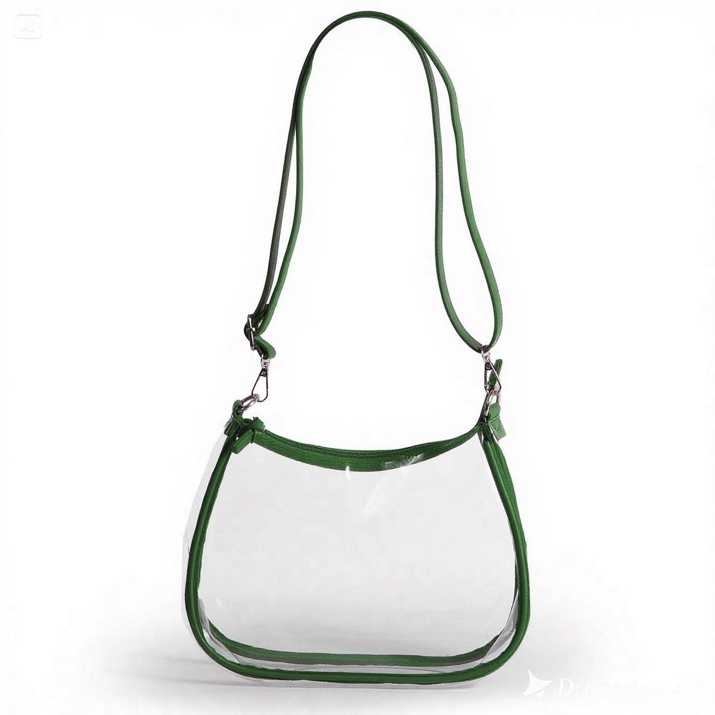 Sara Large Clear Purse with Skinny Scarf – Tulane