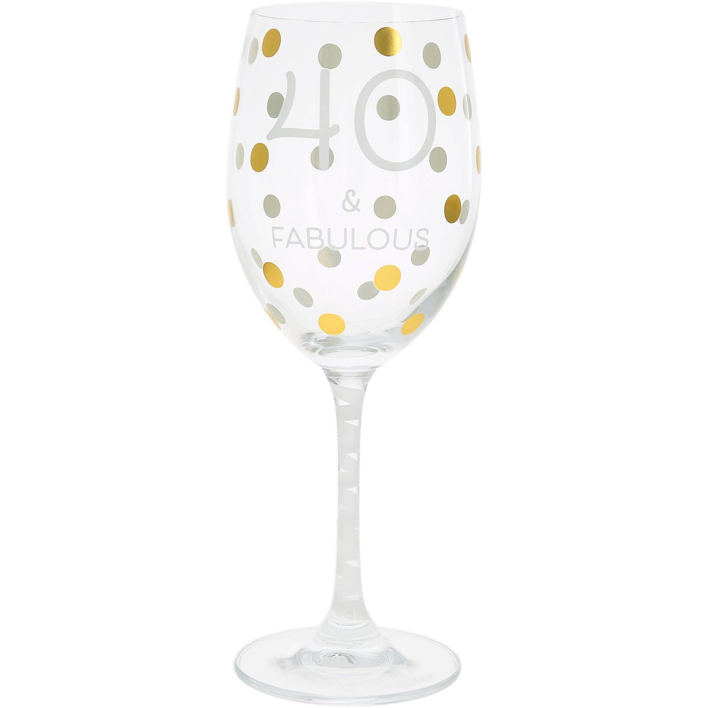 Gift Boxed 40th Birthday Wine Glass - The Season Boutique