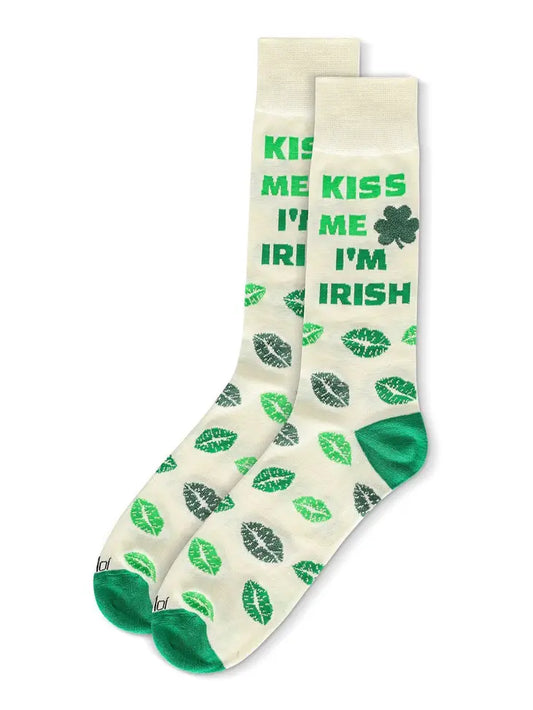 MeMoi Kiss Me I'm Irish Socks