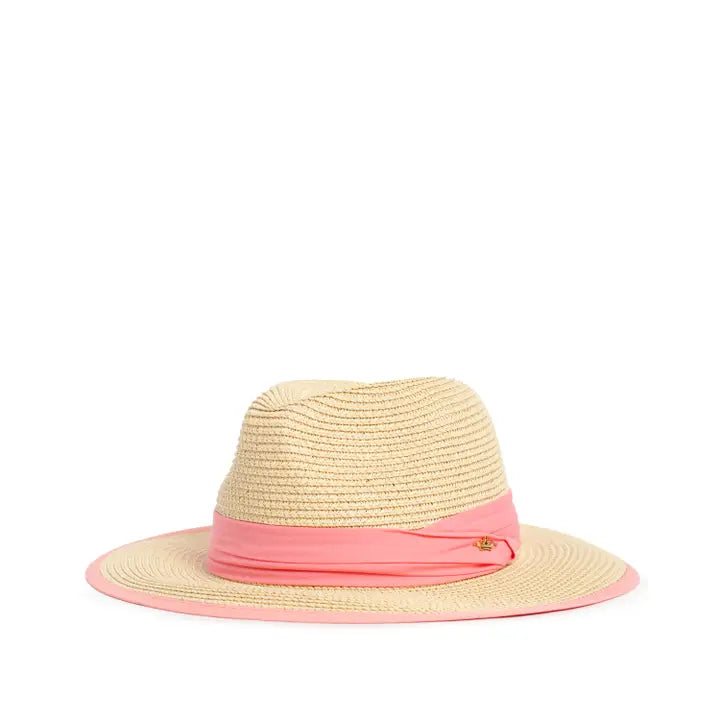 Coco Sun Hat Natural/Pink