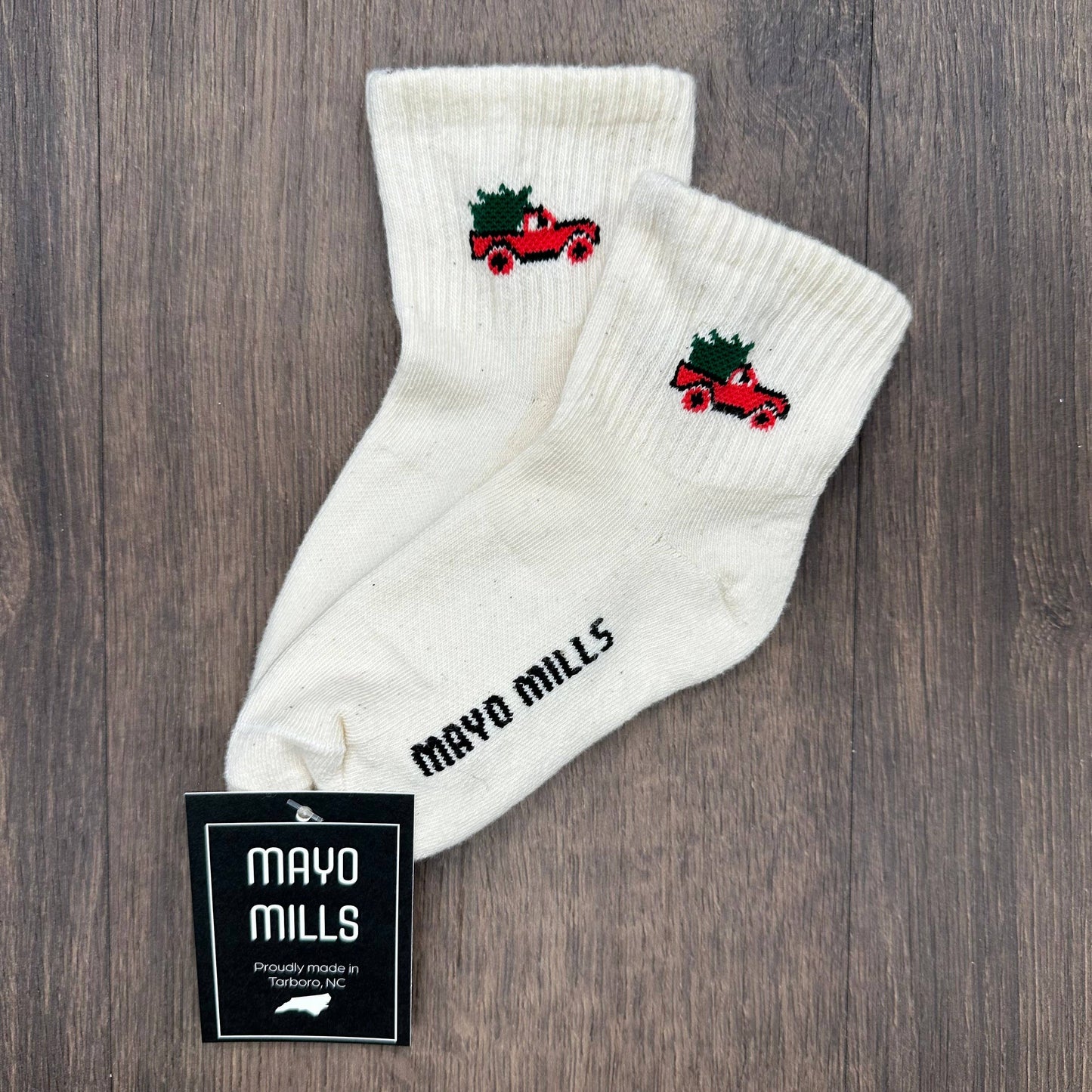 Children's Christmas Truck Socks