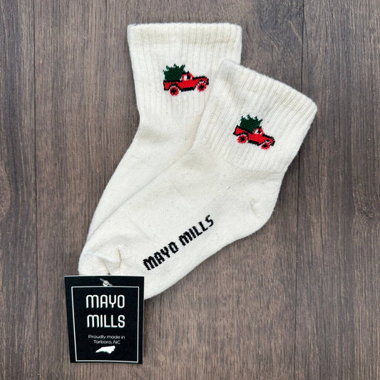 Children's Christmas Truck Socks