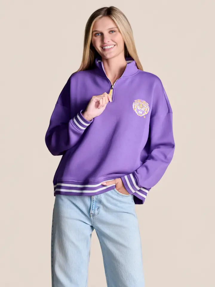 LSU Quarterzip
