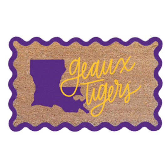 Geaux Tigers Door Mat