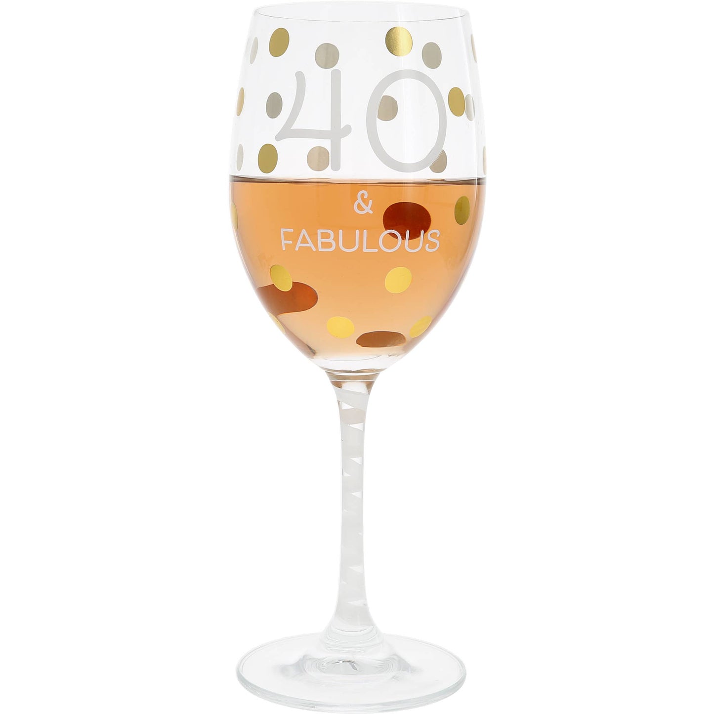 Gift Boxed 40th Birthday Wine Glass - The Season Boutique